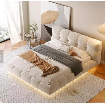 Raj Furniture Italian Cloud Style Luxury Bed With Medical Mattress