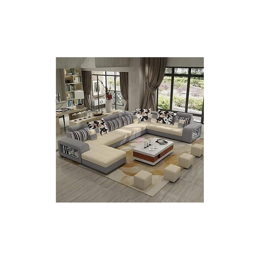 Ripple Furniture Apartment And Living Room Corner Sofa Set, Multi