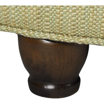 HomePop Home Decor N8264-F1077 Large Button Tufted Woven Round Storage Ottoman Ottoman with Storage for Living Room And Bedroom, Tan And Cream Tweed, Tan and Cream, 25 x 25 x 15 Inch