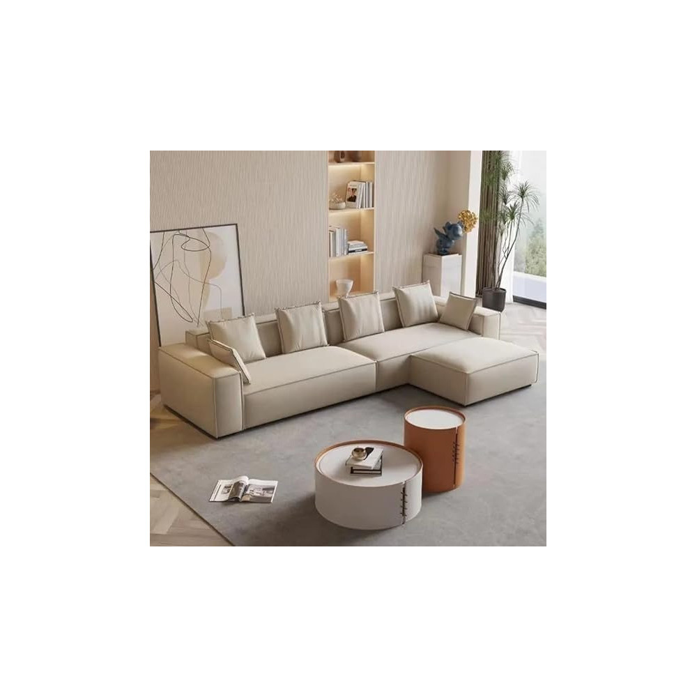Ripple Furniture Luxury Modern Design Home Furniture L Shape Sofa Velvet Set
