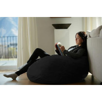Raj Furniture Sofa Sack Plush, Ultra Soft Bean Bag Chair Memory Foam Bean Bag Chair With Microsuede Cover Stuffed Foam Filled Furniture and Accessories for Dorm Room Black 3