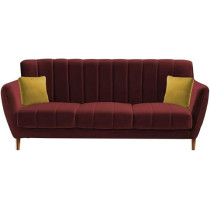 Raj Furniture 3 Seater Sofa Set for Living Room, Maroon