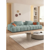 Raj Furniture Modern Living Room Sofa Woobly Design, Sky Blue