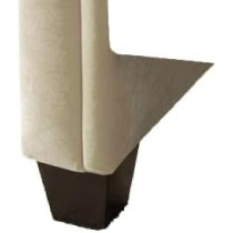 Raj Furniture Britine Upholstered Settee Chaise Lounge 210 x 80 x 70 Cm, Cream
