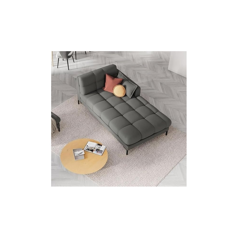 Raj Furniture Mamaia Chaise Longue 185 x 102 x 75 Cm, Grey