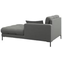 Raj Furniture Mamaia Chaise Longue 185 x 102 x 75 Cm, Grey