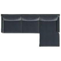 Raj Furniture Taliah Sectional Sofa With Chaise 75 x 300 x 160 Cm, Dusty Blue