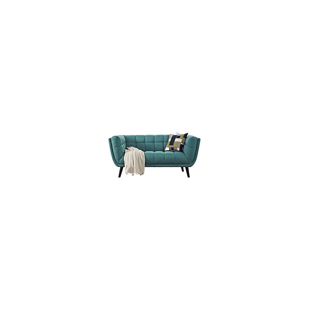 Ripple Furniture Fabric Loveseat 164 x 90 x 75 Cm, Green FOS-FUAE-1266-1M