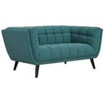 Ripple Furniture Fabric Loveseat 164 x 90 x 75 Cm, Green FOS-FUAE-1266-1M