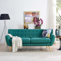 Raj Furniture Meggie Loveseat 156 x 80 x 80 Cm, Teal