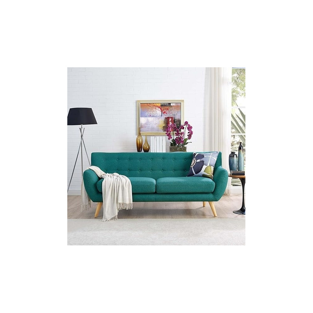 Raj Furniture Meggie Loveseat 156 x 80 x 80 Cm, Teal