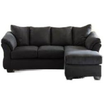 Raj Furniture Huntsville Sectional Sofa 226 x 102 x 158 Cm, Dark Grey FOS-FUAE-1320-1M