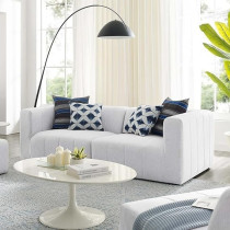 Ripple Furniture Upholstered Fabric 3Piece Sofa 106 x 330 x 70 Cm, Grey FOS-FUAE-1352-1M
