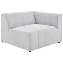 Ripple Furniture Upholstered Fabric 3Piece Sofa 106 x 330 x 70 Cm, Grey FOS-FUAE-1352-1M