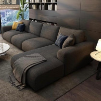 Ripple Furniture Luxury Modern Sofa Couch With Chaise Lounge, Living Room, Bedroom, Dining Room, Office, Guestroom, Charcoal Grey, Left