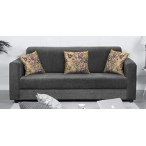 Raj Furniture Lifestyle 3 Seater Sofa For Living Room, Grey