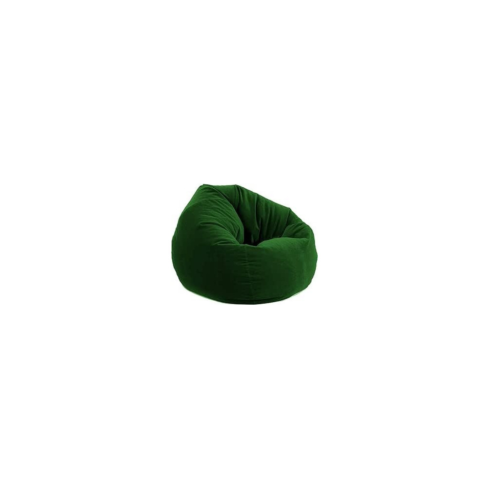 Ripple Furniture Bean Bag Soft And Comfortable Lounger Chair Living Room Furniture And Outdoor Furniture, Pu Leather, Green