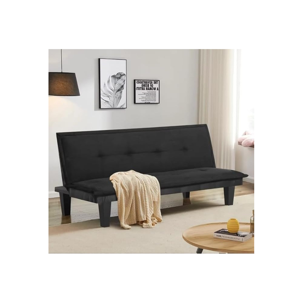 Ripple Furniture New Design Nouf Sofa Bed, Black