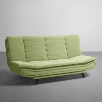 Ripple Furniture Foldable 3 Seater Sofa Cum, Lime Green