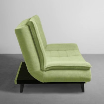 Ripple Furniture Foldable 3 Seater Sofa Cum, Lime Green