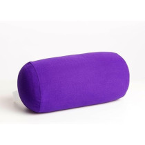 Cushie Pillows 7 Inches x 12 Inches Microbead Bolster Squishy/Flexible/Extremely Comfortable Roll Pillow, Purple