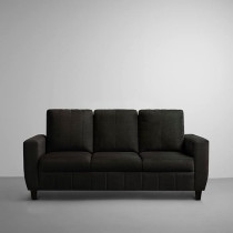 Raj Furniture 3 Seater Modern Fabric Sofa, Woody Brown