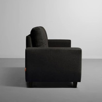 Raj Furniture 3 Seater Modern Fabric Sofa, Woody Brown