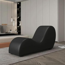 Ripple Furniture S-Shaped Multi Functional Sofa A Stylish And Comfortable Addition To Your Home Decor, Black
