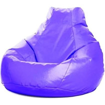 Raj Furniture Bean Bag Soft And Comfortable Lounger Chair Living Room Furniture And Outdoor Furniture, Purple