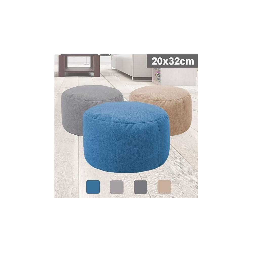 ALBIVA lazy Solid Beanbag Sofa Cover, Dark Grey