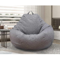Raj Furniture Sofa Lazy Lounger Seat Bean Bag Cover, Dark Grey