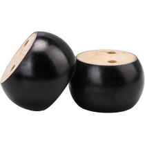 Raj Furniture Furniture Legs Poppins, Black, 4 Pieces