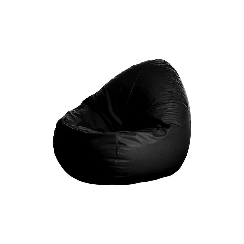 Raj Furniture Soft And Comfortable Bean Bag Chair For Adults And Kids, Black, Extra Large
