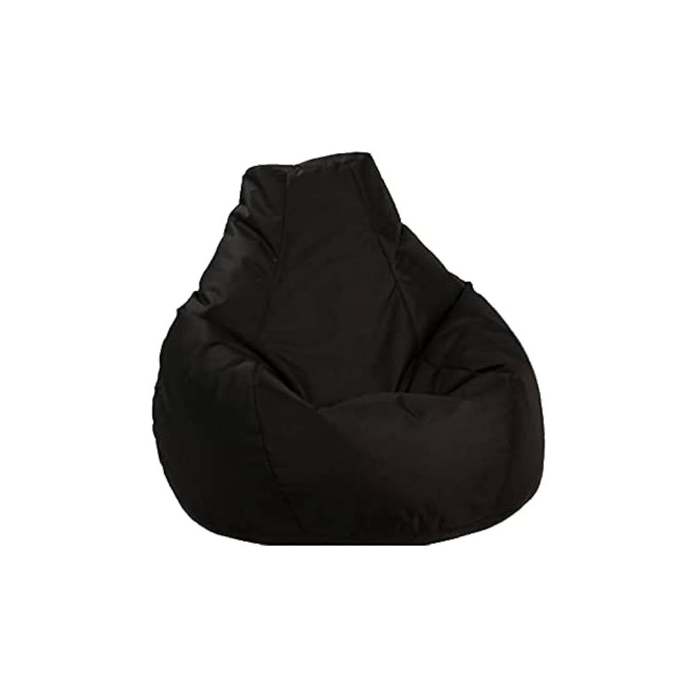 Raj Furniture Bigmini Bean Bag Chair For Adult, Black, Large