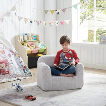 Ulax Furniture Kids Armchair, Grey