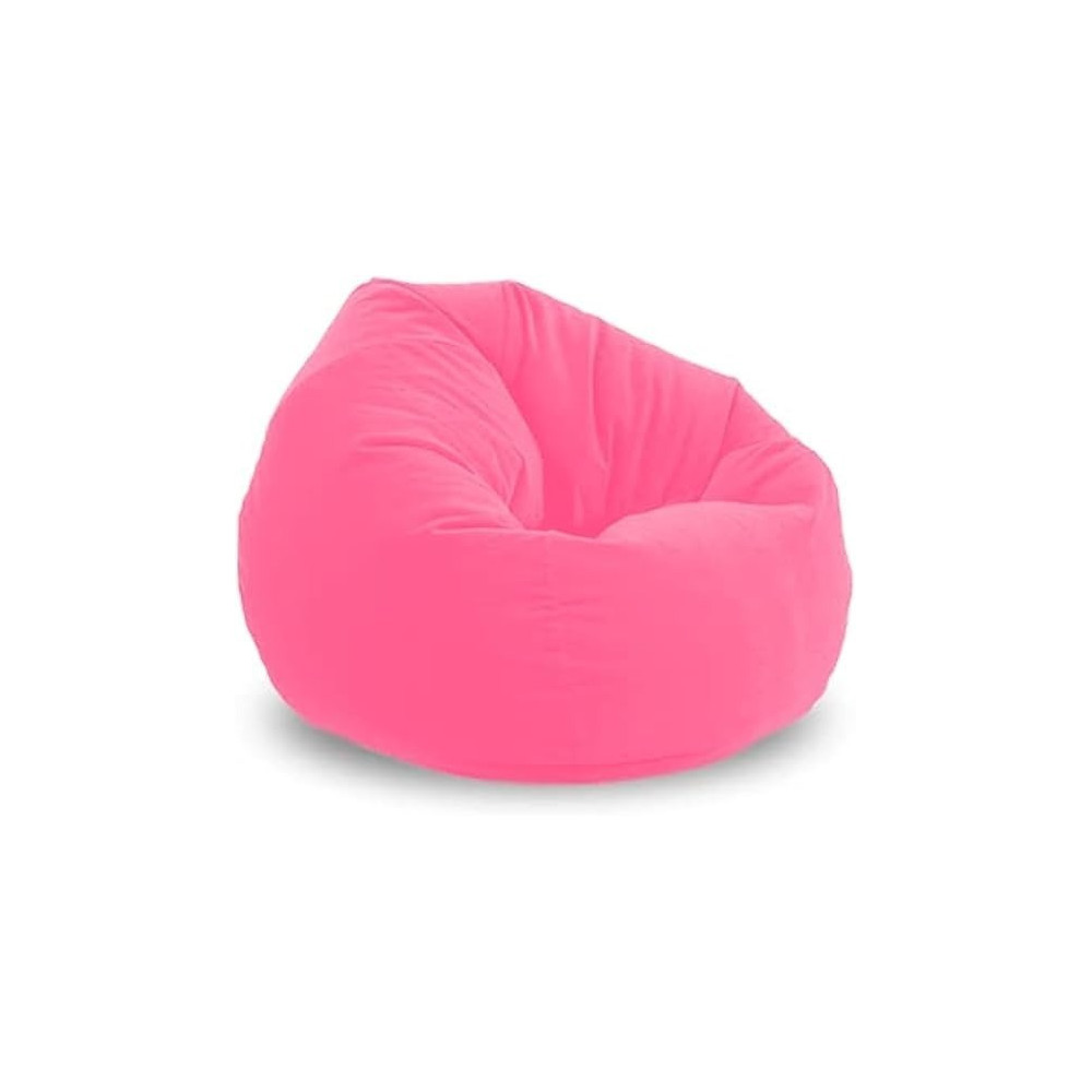 Raj Furniture Poppins Home Bean Bag Soft And Comfortable Lounger Chair For Living Room, Pink