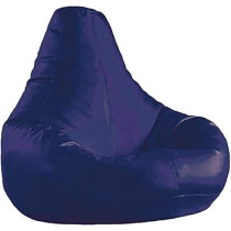 Raj Furniture Bean Bag Soft And Comfortable Lounger Chair For Living Room, Navy Blue