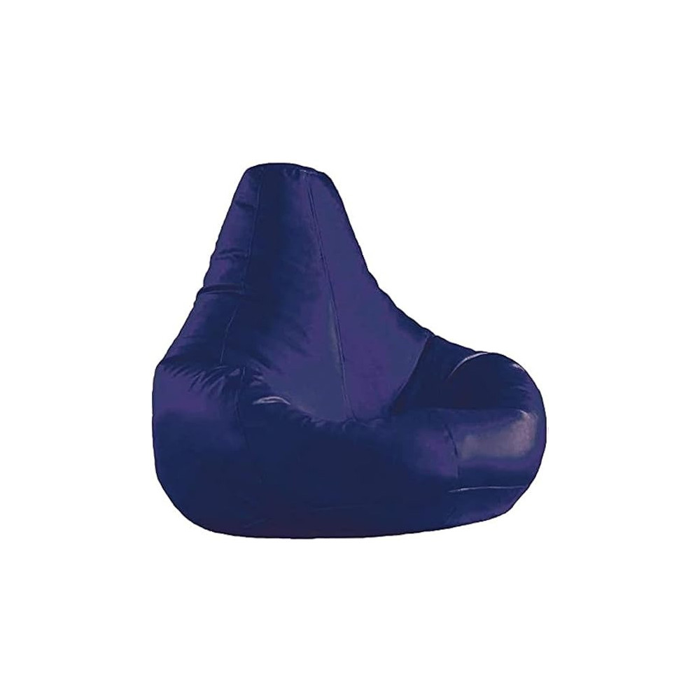 Raj Furniture Bean Bag Soft And Comfortable Lounger Chair For Living Room, Navy Blue
