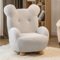 Ripple Furniture Kids Adorable Cartoon Bear Sofa Chair A Cozy And Cute Seating Solution, Grey