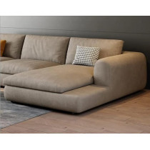 Ripple Furniture L Shape Living Room Sofa Set Nordic Modern Design Couch, Left