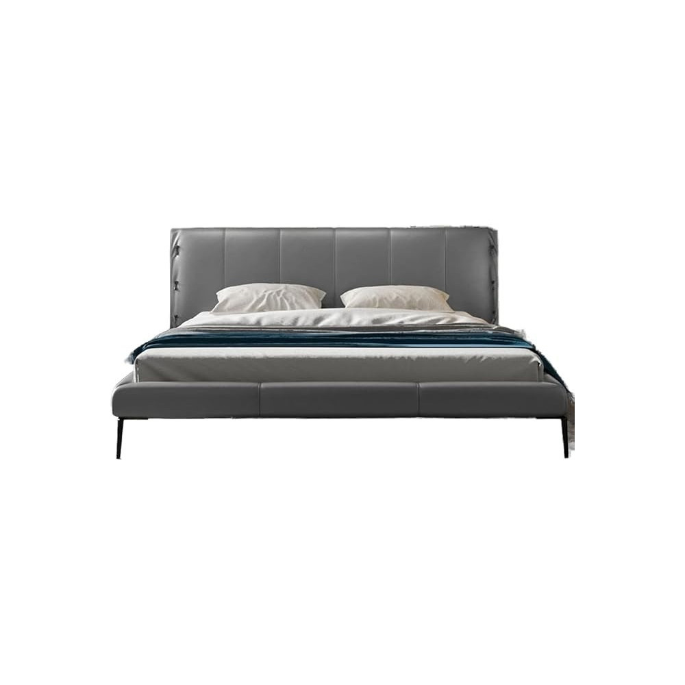 Raj Furniture California Stylish Modern Design Villa Queen And King Size Bed, 0 X 130 Cm, White