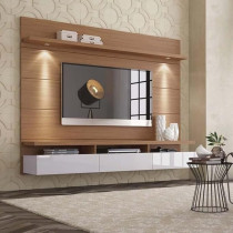 Raj Furniture Floating Entertainment Center For Tv Up To 70 Inch 210 X 170 X 40 Cm Multicolor