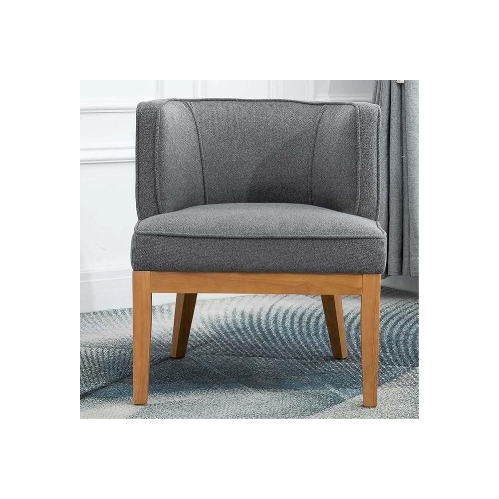 Raj Furniture Upholstered Accent Chair, 74 X 66 X 65 Cm, Grey