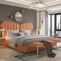 Raj Furniture Princess Modern Upholstered Bed, 45 X 50 X 100 Cm, Beige