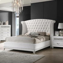 Ripple Furntiure Hand Tufted Bed, 45 X 50 X 100 Cm, White