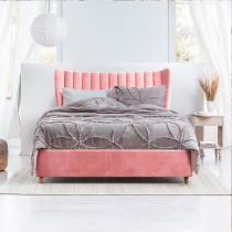 Raj Furniture Tufted Bed Frame, 45 X 50 X 100 Cm, Pink