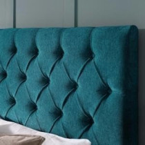 Raj Furniture Tufted Bed Frame, Green