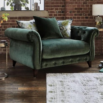 Raj Furniture Fabric Scatter Back Armchair, 159 X 102 X 90Cm, Green