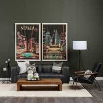 Ripple Furniture Genuine Leather Tuxedo, Arm Sofa, Black