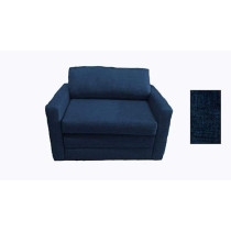 Raj Furniture Black Stallion Zetta Two Seater Sofa, Folding Bed, Floor Bed, 90 x 190Cm, Blue